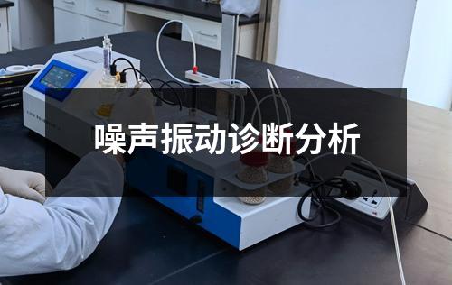 噪聲振動(dòng)診斷分析