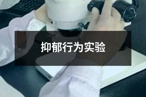 抑郁行為實驗