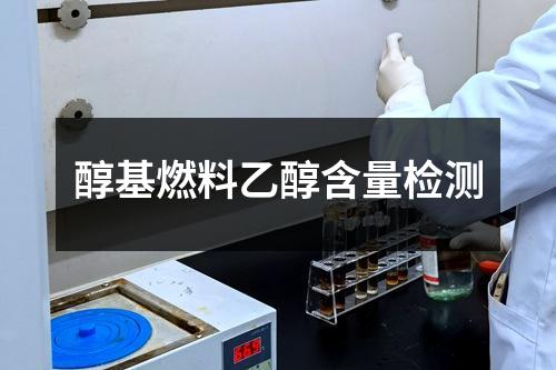 醇基燃料乙醇含量檢測