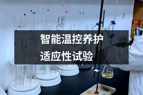 智能溫控養(yǎng)護(hù)適應(yīng)性試驗(yàn)
