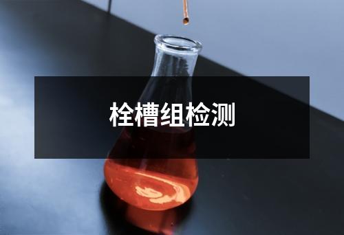 栓槽組檢測(cè)