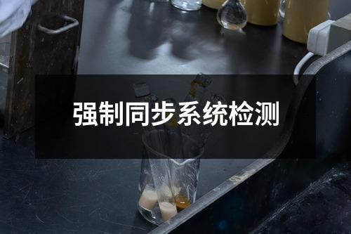 強(qiáng)制同步系統(tǒng)檢測