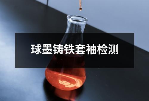 球墨鑄鐵套袖檢測