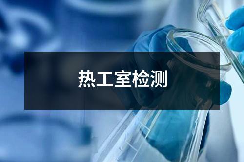 熱工室檢測
