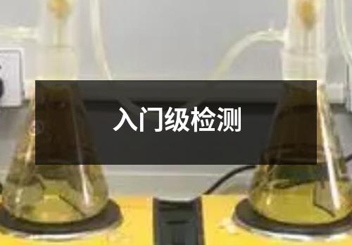入門級(jí)檢測