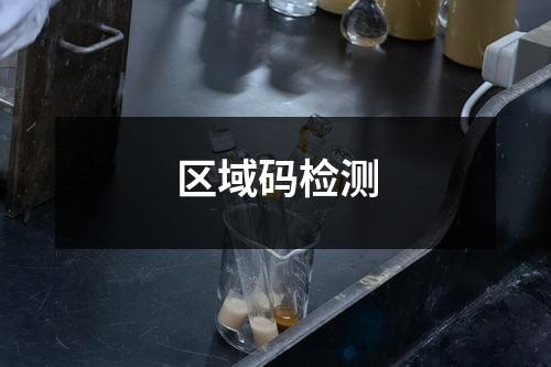 區(qū)域碼檢測
