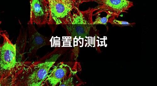 偏置的測試