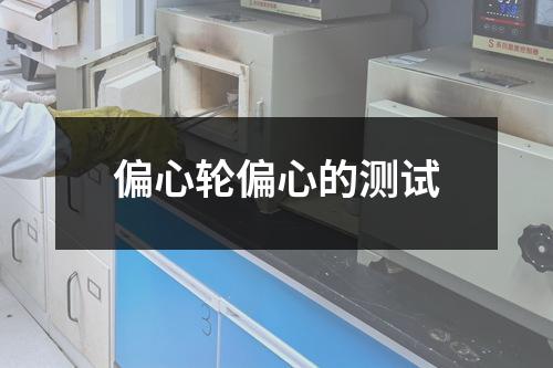 偏心輪偏心的測試