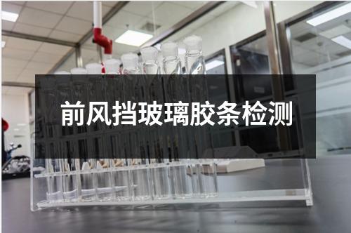前風擋玻璃膠條檢測