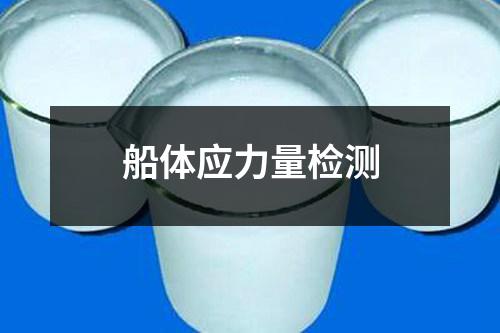 船體應(yīng)力量檢測