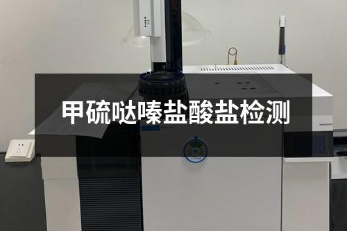 甲硫噠嗪鹽酸鹽檢測