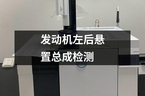 發(fā)動(dòng)機(jī)左后懸置總成檢測