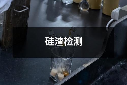 硅渣檢測(cè)