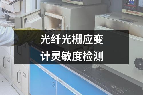 光纖光柵應(yīng)變計(jì)靈敏度檢測