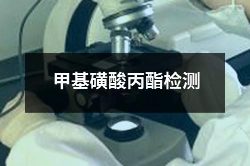 甲基磺酸丙酯檢測(cè)