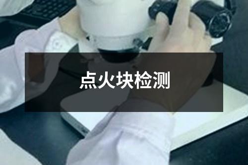 點(diǎn)火塊檢測(cè)