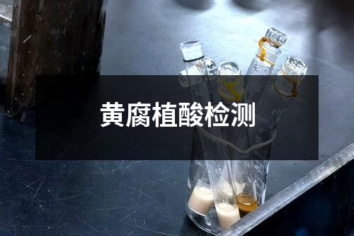 黃腐植酸檢測
