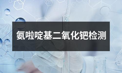 氨啦啶基二氧化鈀檢測