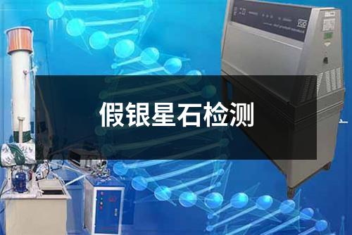 假銀星石檢測