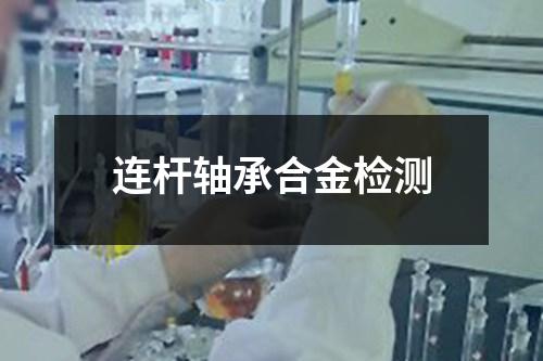 連桿軸承合金檢測