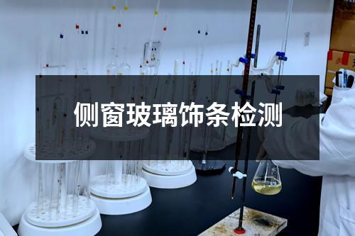 側(cè)窗玻璃飾條檢測