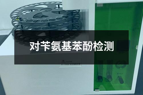 對(duì)芐氨基苯酚檢測(cè)