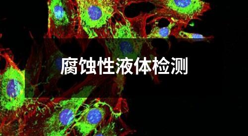 腐蝕性液體檢測