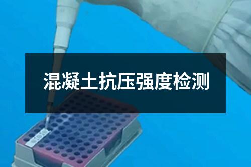 混凝土抗壓強度檢測