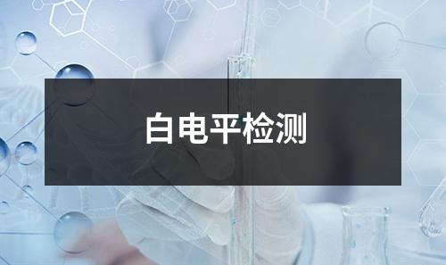 白電平檢測