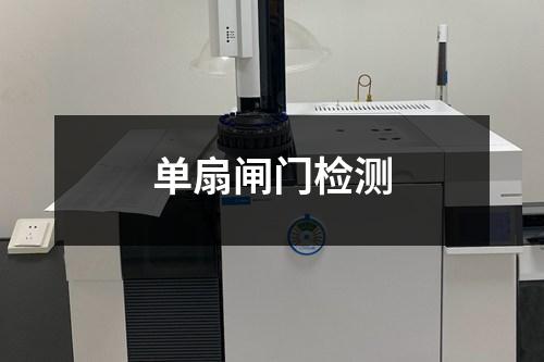 單扇閘門檢測