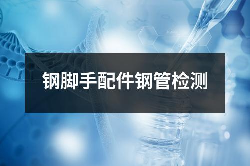 鋼腳手配件鋼管檢測