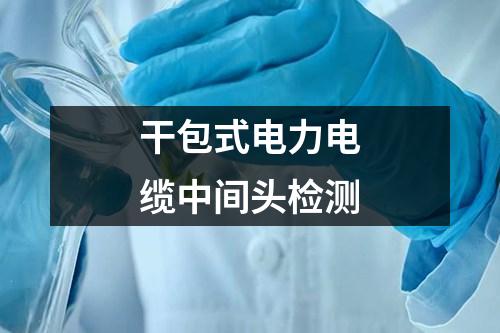 干包式電力電纜中間頭檢測(cè)