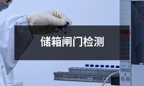 儲箱閘門檢測