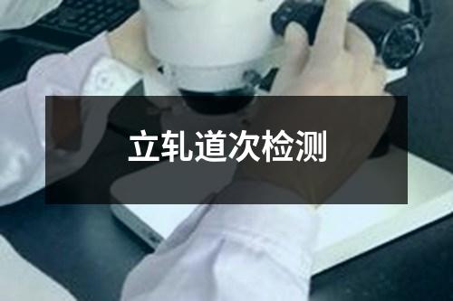 立軋道次檢測