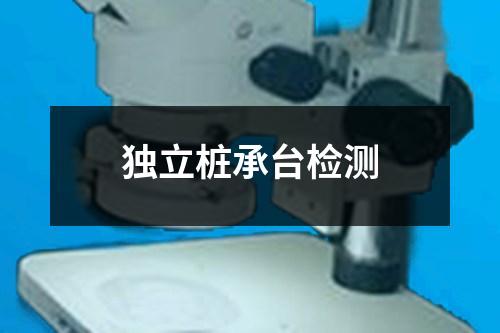 獨(dú)立樁承臺(tái)檢測(cè)