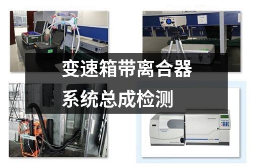 變速箱帶離合器系統(tǒng)總成檢測(cè)