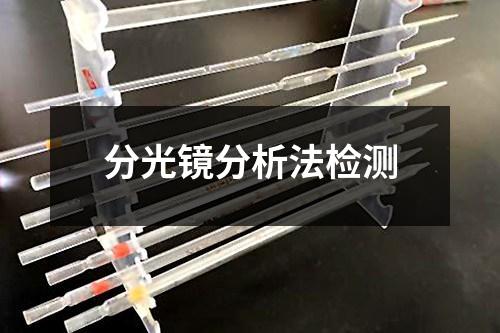 分光鏡分析法檢測