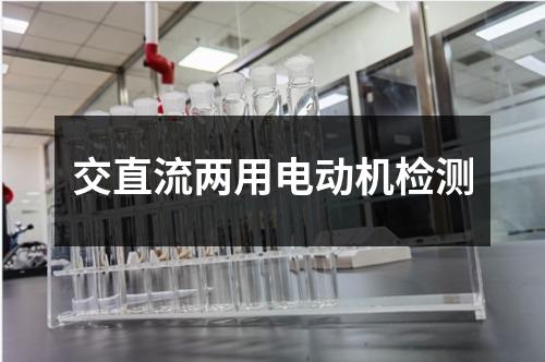 交直流兩用電動(dòng)機(jī)檢測
