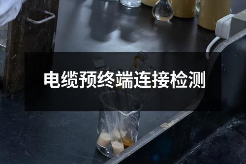 電纜預(yù)終端連接檢測(cè)