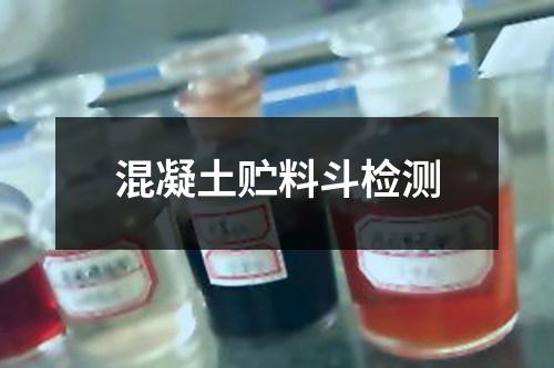 混凝土貯料斗檢測(cè)