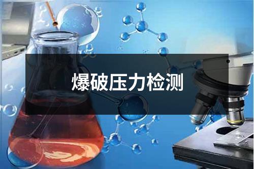 爆破壓力檢測