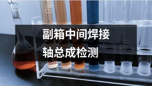 副箱中間焊接軸總成檢測