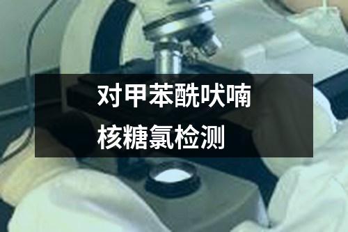 對(duì)甲苯酰吠喃核糖氯檢測(cè)