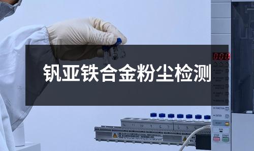 釩亞鐵合金粉塵檢測(cè)