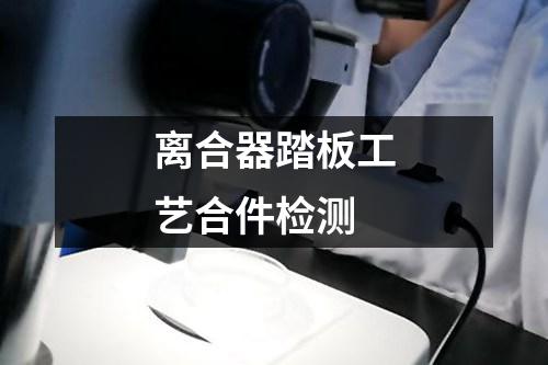 離合器踏板工藝合件檢測