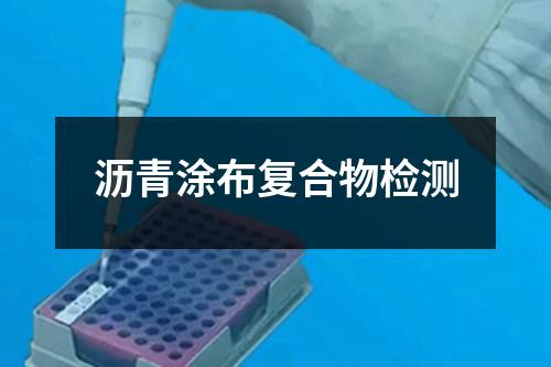 瀝青涂布復(fù)合物檢測(cè)