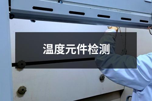溫度元件檢測(cè)