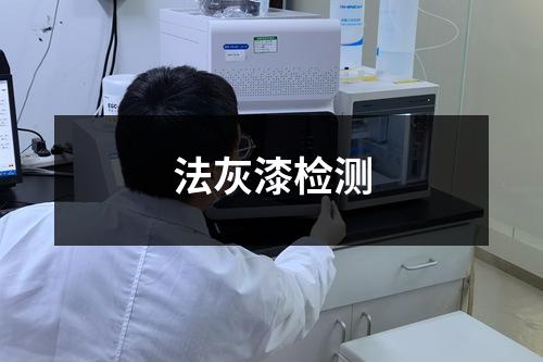 法灰漆檢測