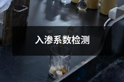 入滲系數(shù)檢測