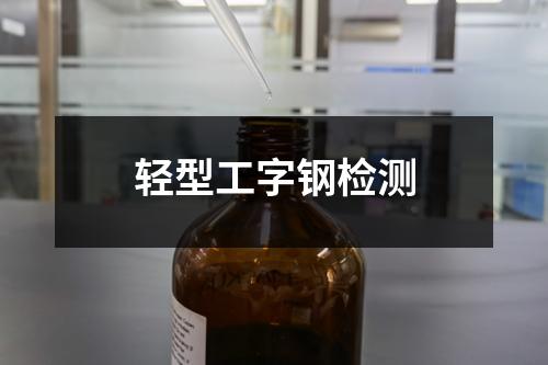 輕型工字鋼檢測